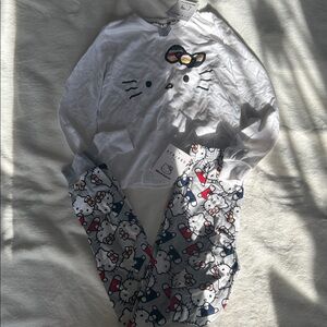 NWT Hello Kitty x HBC limited edition Pajama Set